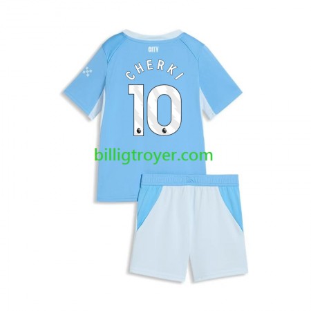 Billige Fotballdrakter Manchester City Rayan Cherki 10 Barn Hjemmedraktsett 2026/27 Kortermet